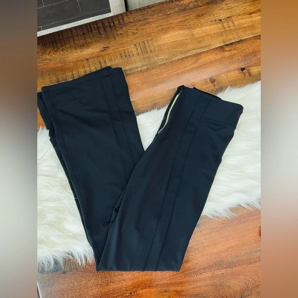Lululemon Define Zip-Front High-Rise Flared Pant Black Size 4 Luon Yoga Leggings